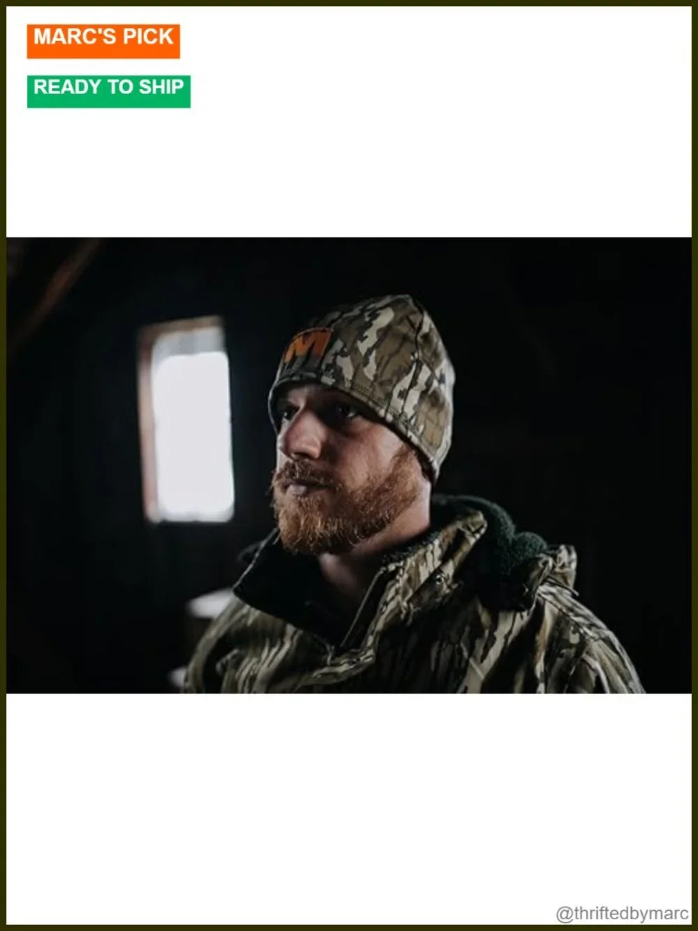 Sherpa Fleece Beanie with Water Resistant Stretch Fleece Construction